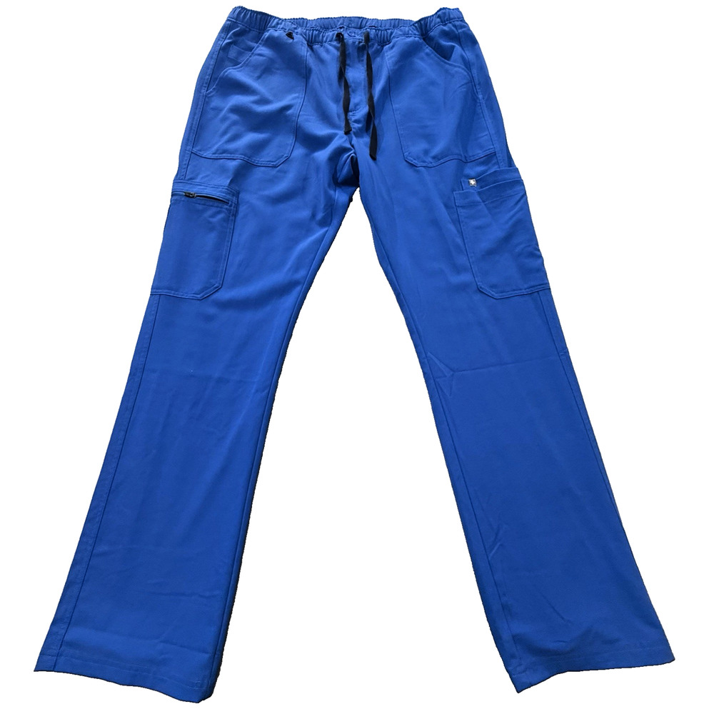 Figs Cairo Cargo Scrub Pants X2 Mens XL Royal Blue Medical Nurse Doctor
